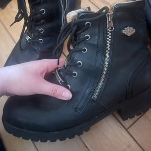 Black Harley Davidson Boots